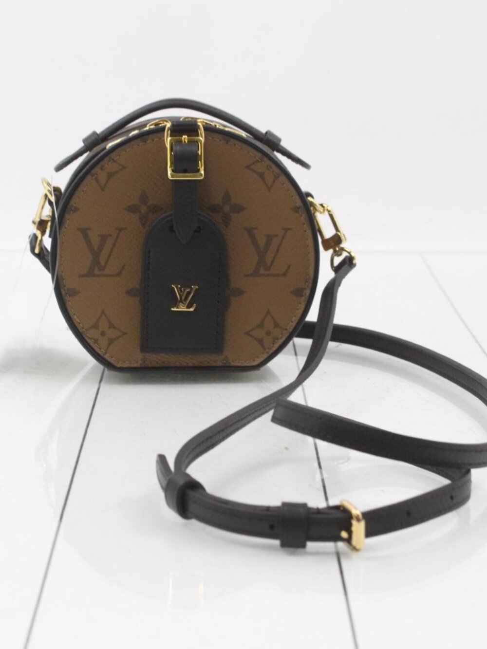 LV Reverse Mono Mini Boite Chapeau Bag